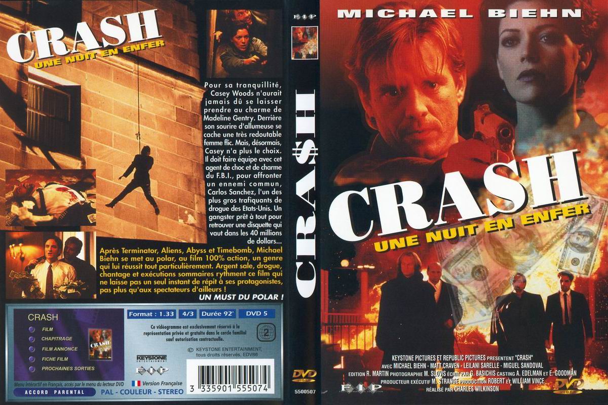 Jaquette DVD Crash une nuit en enfer